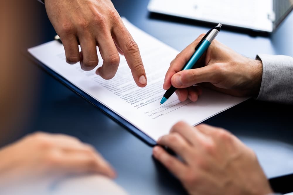 Step 6 - Signing contract & paying the deposit